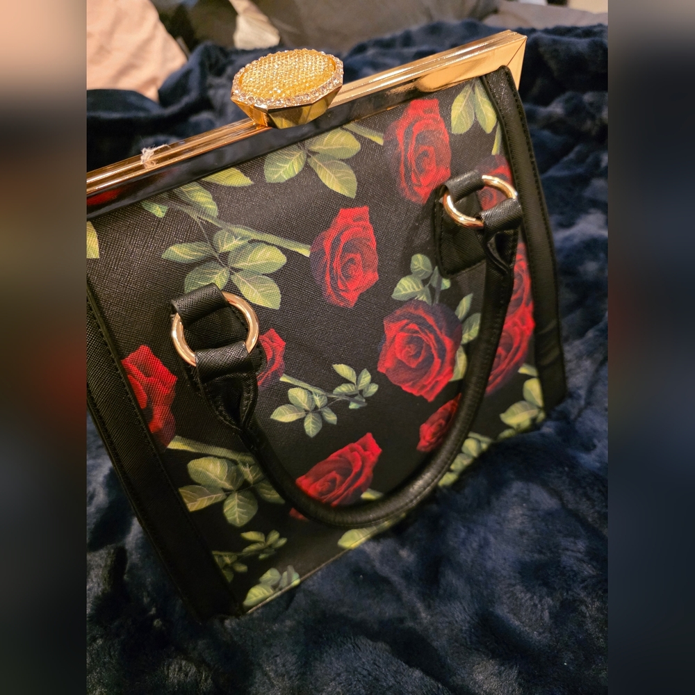 Like New Floral Bag